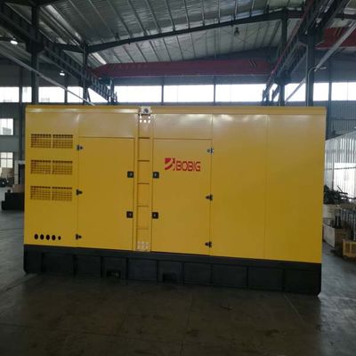 GB / T2820 قياسي 1200kw 1500kva مولدات الديزل الكمون AC أحادية الطور