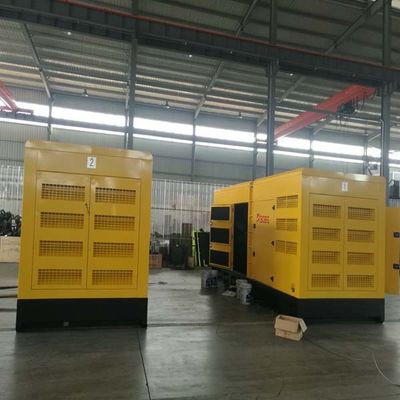 GB / T2820 قياسي 1200kw 1500kva مولدات الديزل الكمون AC أحادية الطور